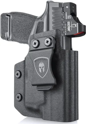 Hellcat TLR6 Holster, IWB Kydex Holster Optic Cut Fit: Springfield Armory Hellcat w/ TLR6, Inside Waistband Conceal Carry Holster Hellcat TLR-6, Adj. Can & Posi-Click Retention, Right/Left Hand