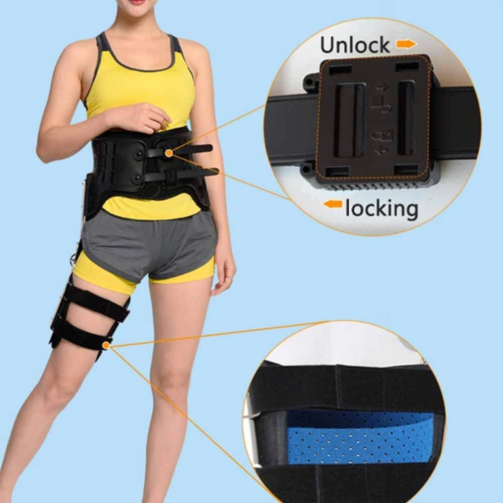 Hip Orthosis Support Hip Abduction Stent Dislocation Injury Fixed Dislocation After Femoral Head Replacement (Black black90cmorless)
