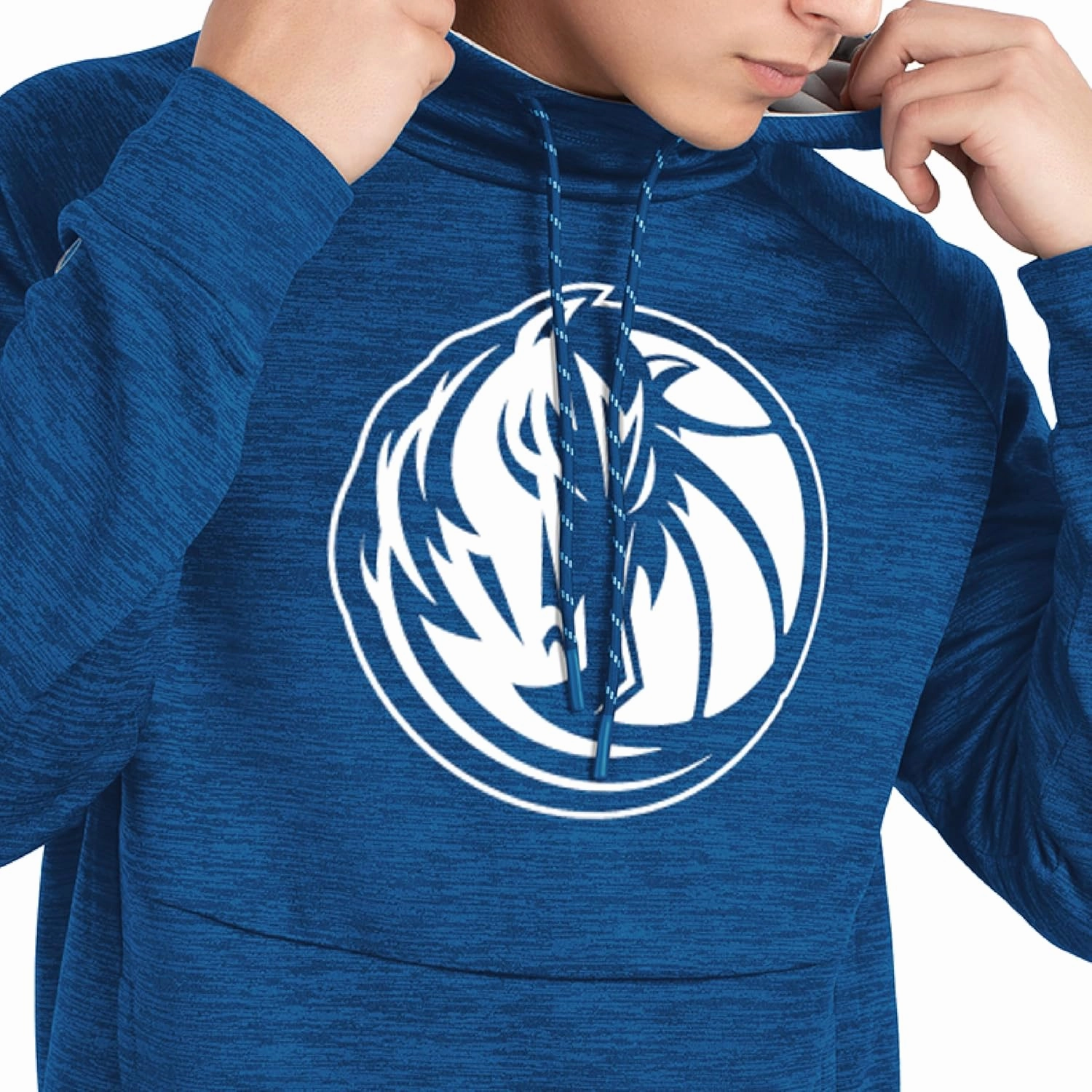 Holloway Men's NBA Fleece Hoodie – Basketball Pullover, Warm & Comfortable – Ideal for Sports, Casual Wear, and Fans