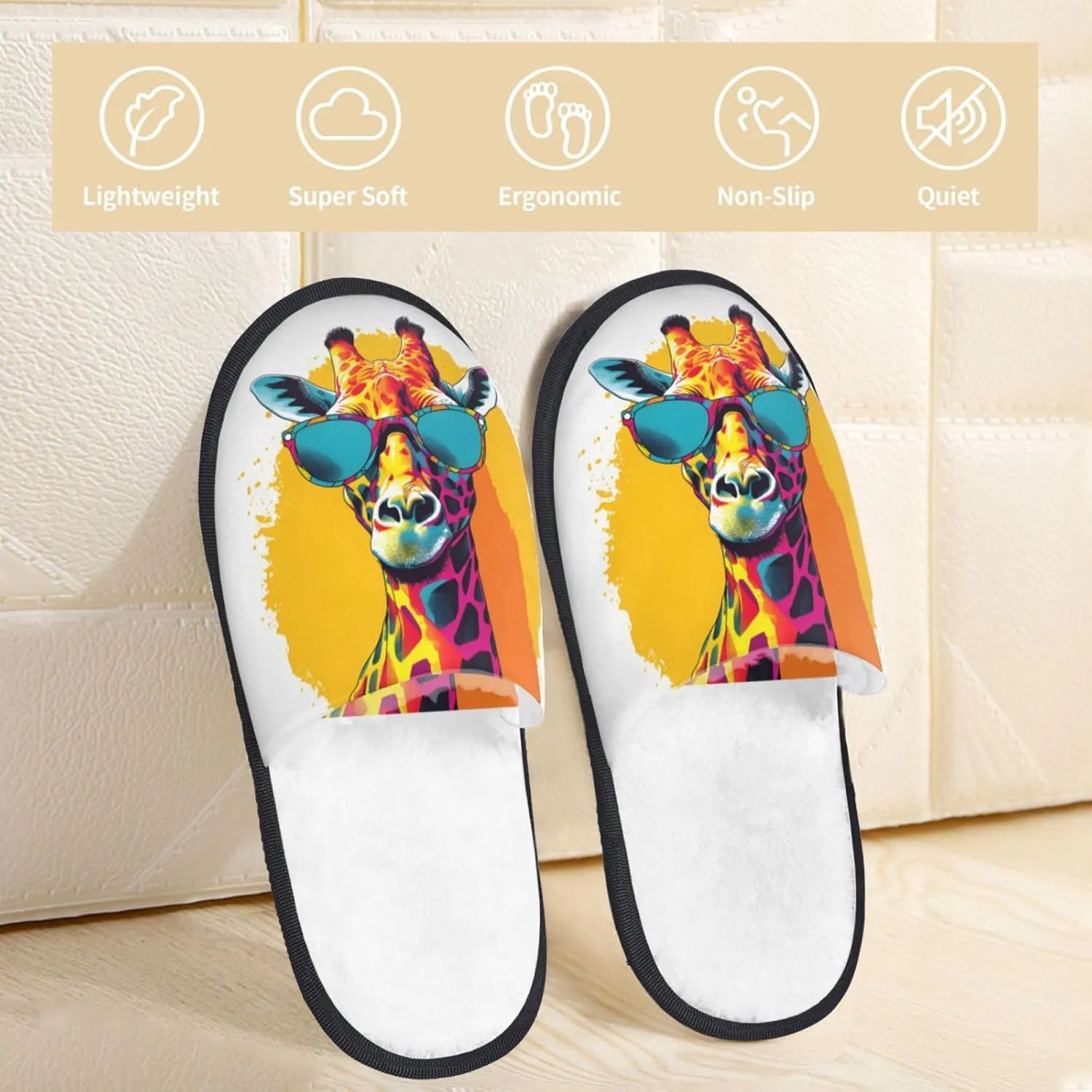 House Slippers For Women Men Fuzzy House Shoes Non-Slip Spa Slippers Winter Warm Ladies Slippers For Indoor Outdoor