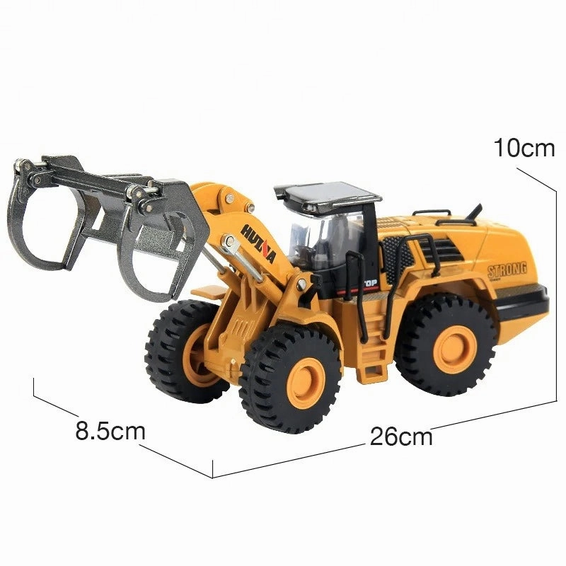 HUINA - 1:50 Die-Cast Timber Grab Truck 1716 - STATIC hobby quality