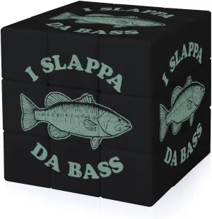 I Slappa Da Bass Funny 3x3x3 Cube Smooth Lightweight Puzzle for Adult Graphic Printing Travel