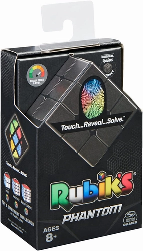 Ideal Rubik's Phantom: Touch, Reveal, Solve Colour Reveal Cube Brainteaser Puzzles Ages 8  11163 One Size