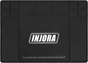 INJORA RC Silicone Pit Mat Soldering Mat Repair Work Mat for 1/18 1/24 RC Car Upgrade (420×297mm)