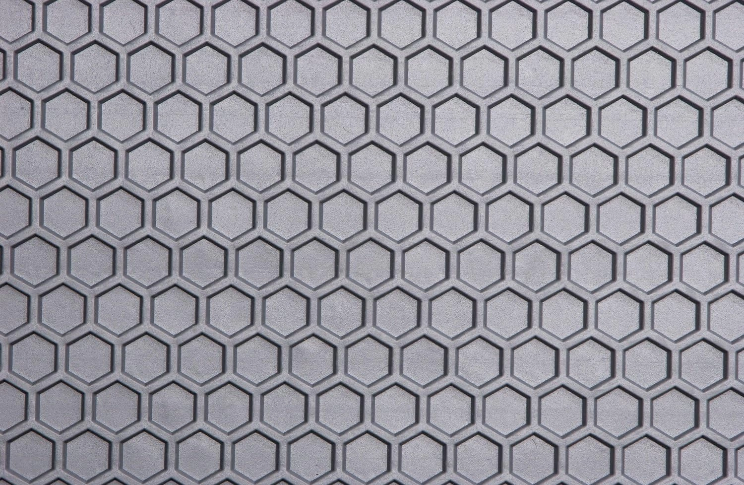 Intro-Tech LX-133-RT-G Hexomat Cargo Area Custom Fit Floor Mat for Select Lexus is 300 Models - Rubber-Like Compound, Large, Gray
