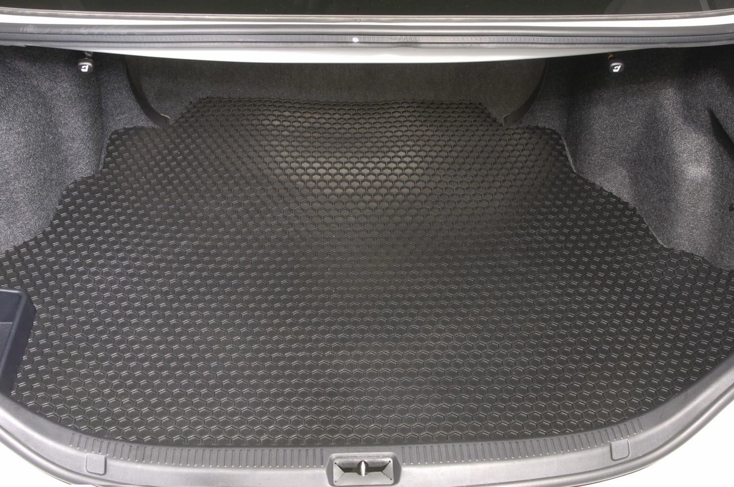Intro-Tech LX-133-RT-G Hexomat Cargo Area Custom Fit Floor Mat for Select Lexus is 300 Models - Rubber-Like Compound, Large, Gray