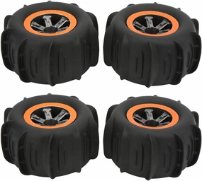 Jeanoko 1PCS RC Tires Car Beach Tires with Uneven Texture, RC Beach Wheel RC Beach Tires, Excellent Grip Stable for 1/10 RC Cars