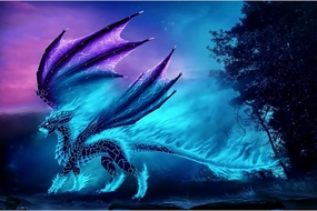 Jigsaw Puzzle 1000 Piece Dragon in The Mountains Classic Puzzle Adult Puzzle DIY Kit Wooden Toy Unique Gift Modern Home Decor