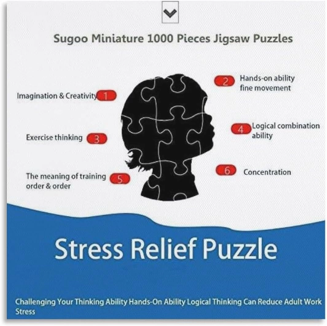 Jigsaw Puzzles for Adults 1000 Piece，Lake George ， Sunset，Classic Puzzle Teens Boys Girls Puzzles for DIY Intellective Educational Game, Gift Home Decor（75x50cm）-DV70