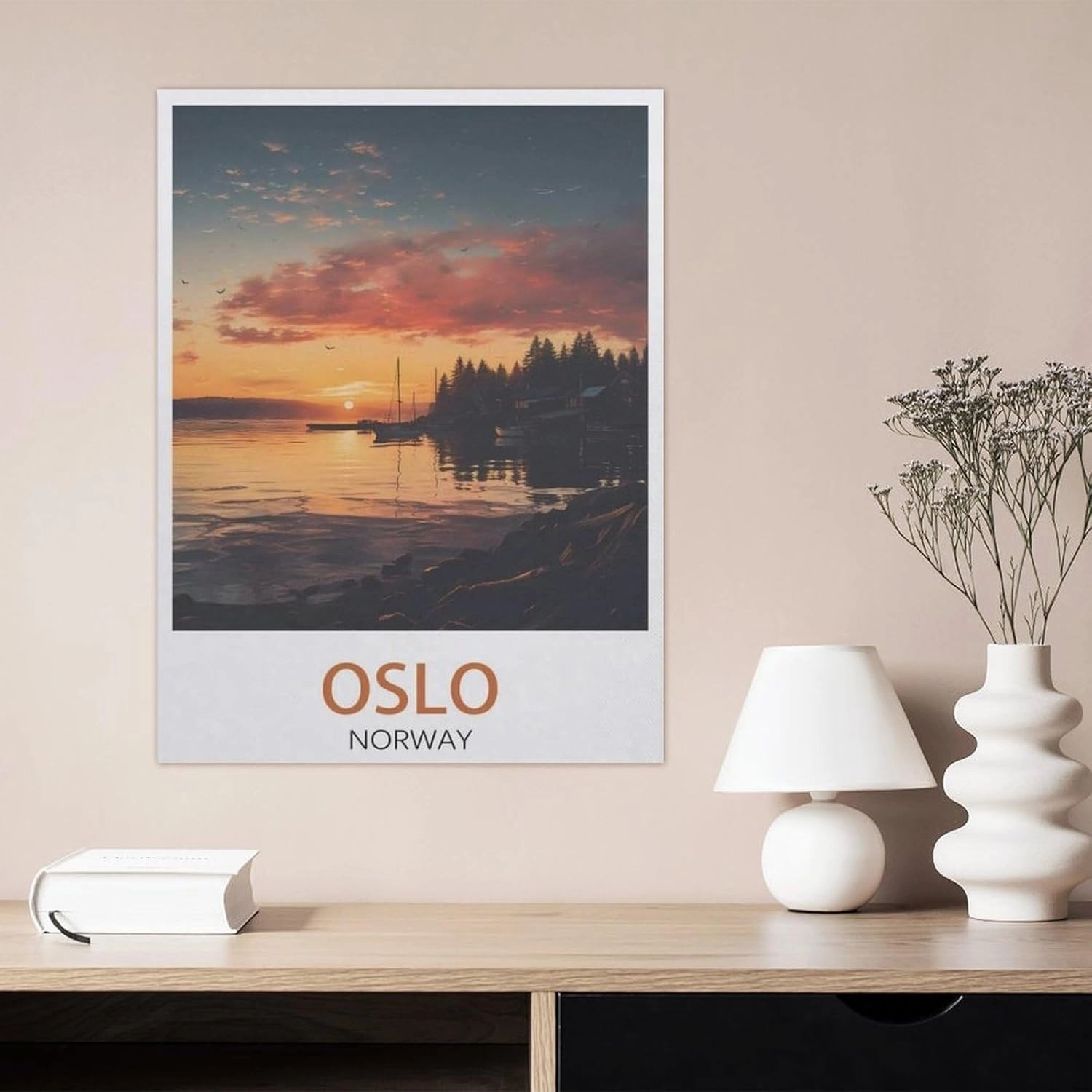 Jigsaw Puzzles for Adults 1000 Piece，Oslo Norway ， Sunset，Classic Puzzle Teens Boys Girls Puzzles for DIY Intellective Educational Game, Gift Home Decor（50x70cm）-DV50