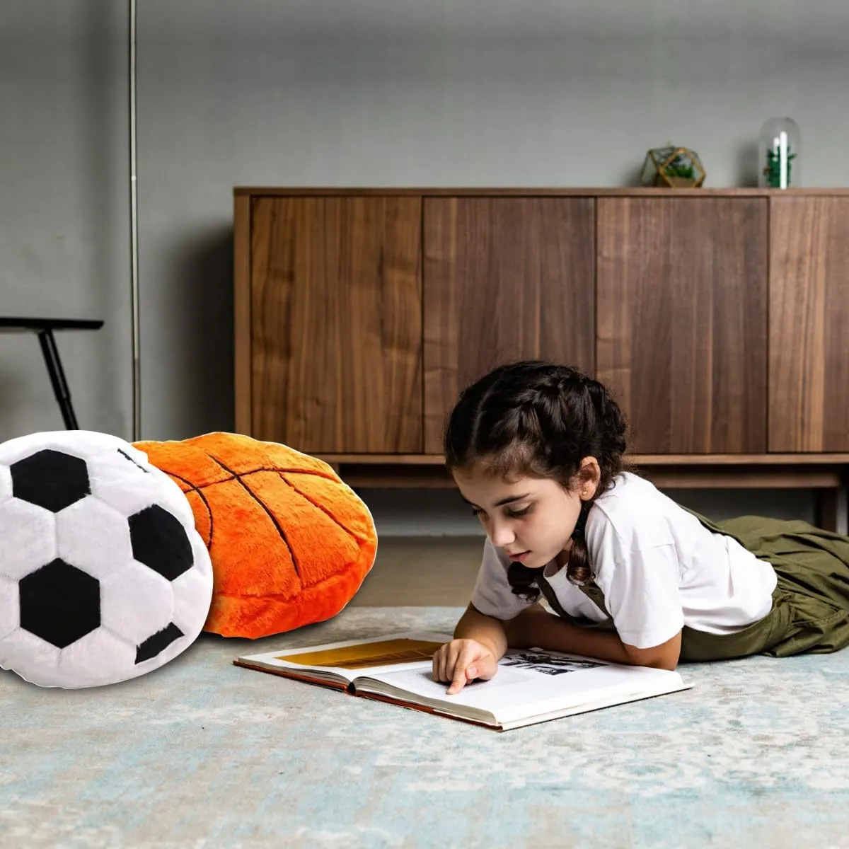 JPORSHU 2PCS Baseball Plush Pillow，Yellow Baseball Pillow Soft Fluffy Football Stuffed Plushies Toy ，Toys Gift for Kids Boy Girls Children Room Decoration