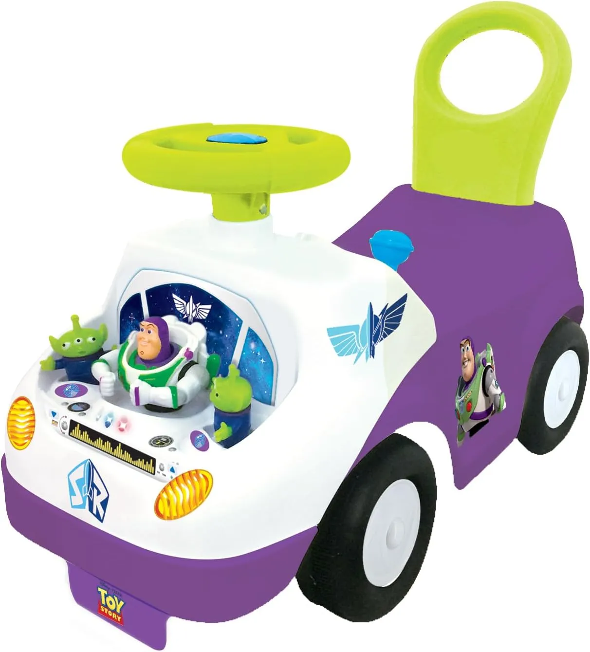 Kiddieland: My First Buzz Ride On, Plays Music and has Flashing Lights, Dashboard has Interactive Electronic Activites with fun Sounds, Sturdy and Durable, For Ages 2 and up
