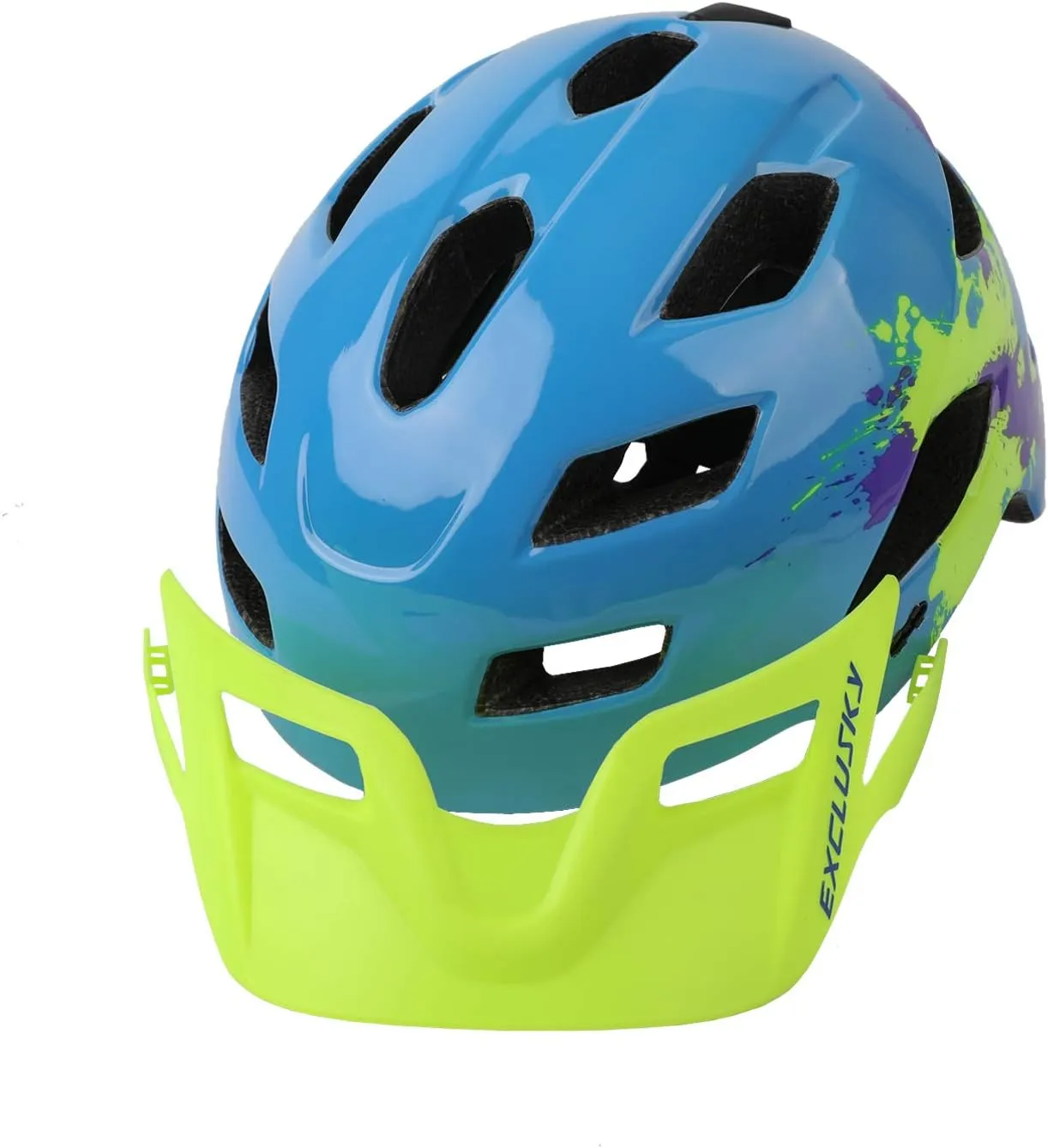 Kids Helmet, Exclusky Kids Bike Helmet Adjustable Safety Lightweight Children Bicycle Helmet for Kids Skating Cycling Scooter Boys and Girls Bicycle Helmets Ages 5-8-14