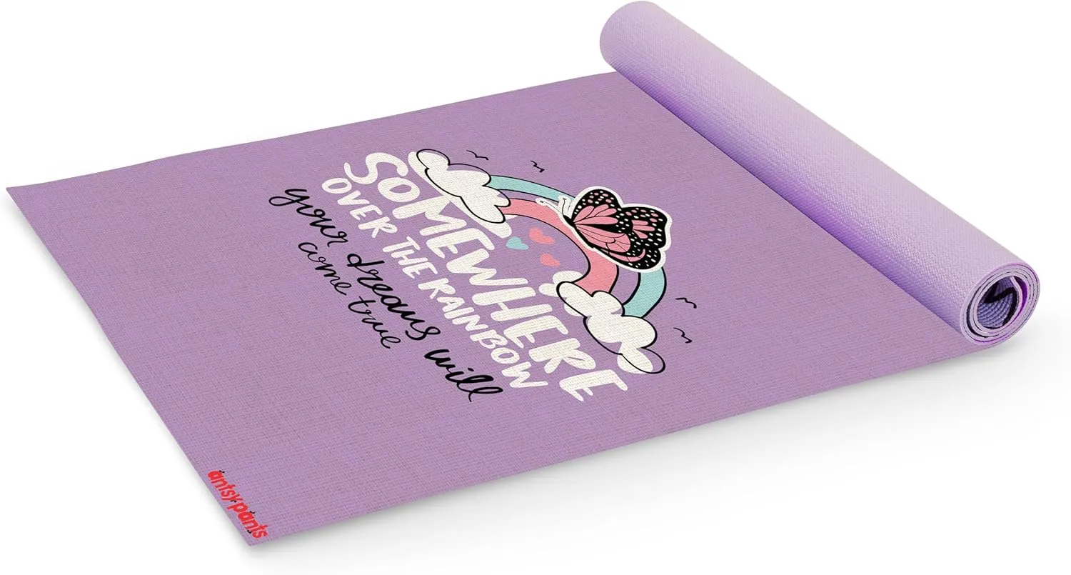Kids Yoga Mat - Yoga Mat for Kids, Yoga Mats for Home Workout, Travel Yoga Mat, Yoga Mat Non Slip, 60” x 24”, 3mm Free of Toxic Phthalates