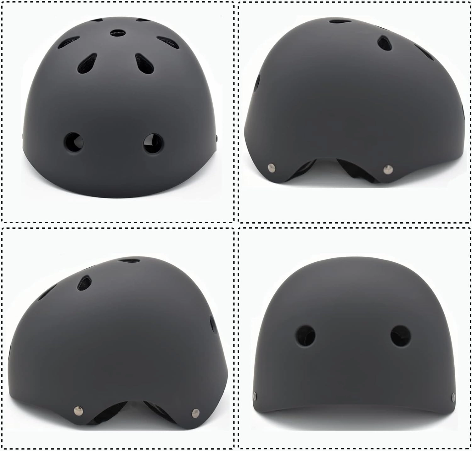 Kids Helmet Set with Knee Pads Elbow Pads Wrist Guards,Adjustable Helmet for Toddler Kids&Youth,3~14yrs Girl Boy Kids Protective Gear Set for Roller Skate Scooter Inline skatings Longboard