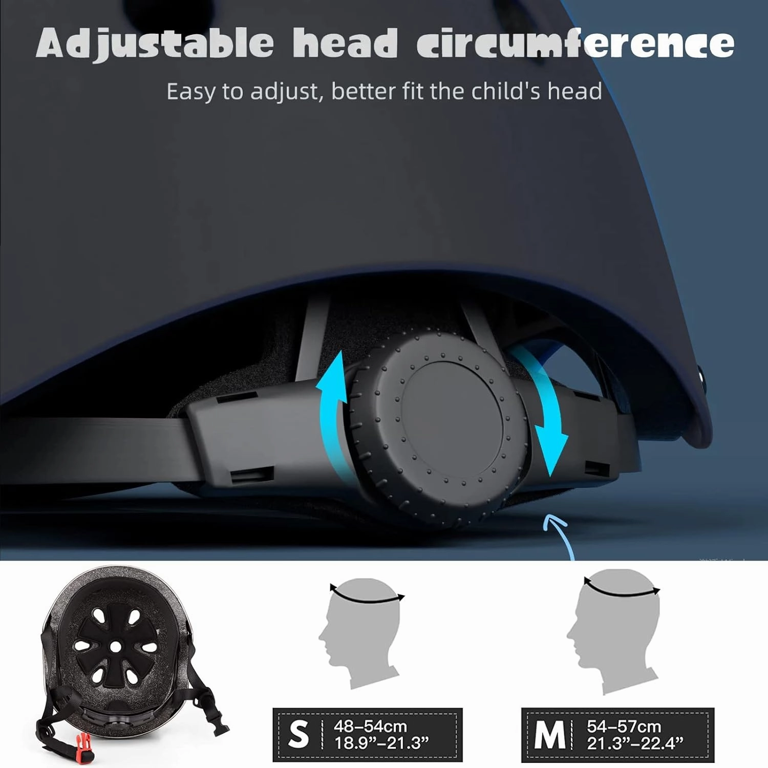 Kids Helmet Set with Knee Pads Elbow Pads Wrist Guards,Adjustable Helmet for Toddler Kids&Youth,3~14yrs Girl Boy Kids Protective Gear Set for Roller Skate Scooter Inline skatings Longboard