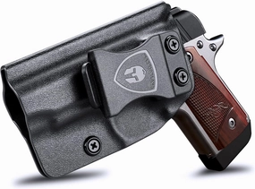 Kimber Micro 9mm Holster, IWB Kydex Holster Fits: Kimber Micro 9 Pistol - Not Fit Kimber Micro 10mm & .45, Inside Waistband Concealed Carry, Adj. Cant & 'Posi-Click' Retention, Right/Left Optional