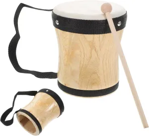 Kisangel 1 Set Percussion Drum for Early Learning Durable Educational Music with Sheepskin Surface Lightweight Design for Music Celebrations and Performances