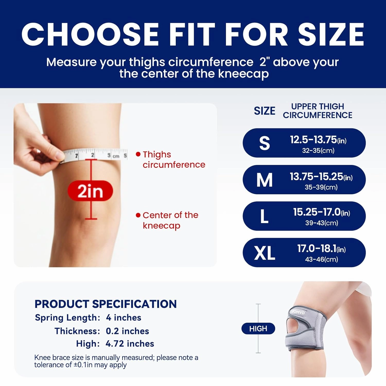 Knee Brace for Patellar Tendon, Adjustable Patellar Knee Support with Side Stabilizers for Patellar Tendonitis, Arthritis, Knee Pain Relief Injury Recovery, Daily Running, Women and Men