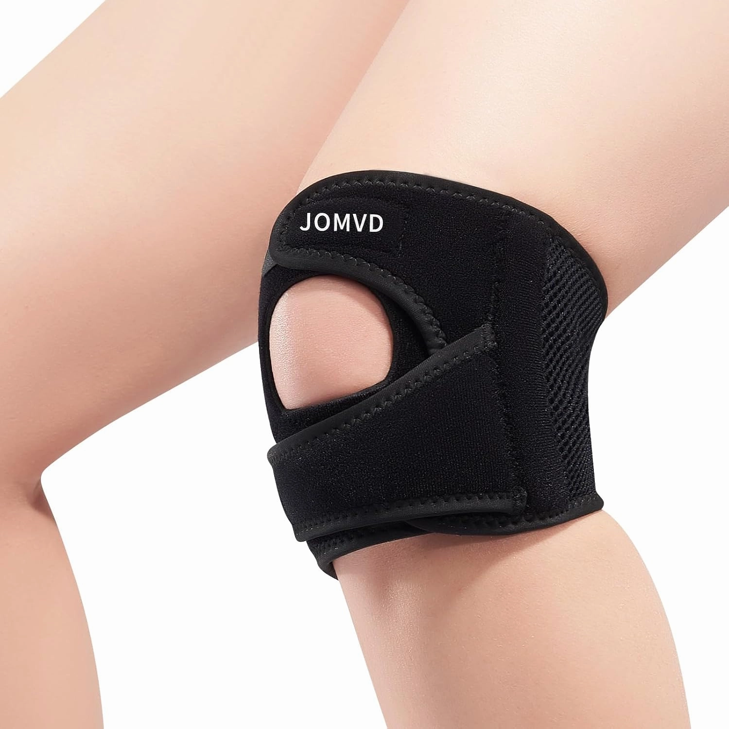 Knee Brace for Patellar Tendon, Adjustable Patellar Knee Support with Side Stabilizers for Patellar Tendonitis, Arthritis, Knee Pain Relief Injury Recovery, Daily Running, Women and Men