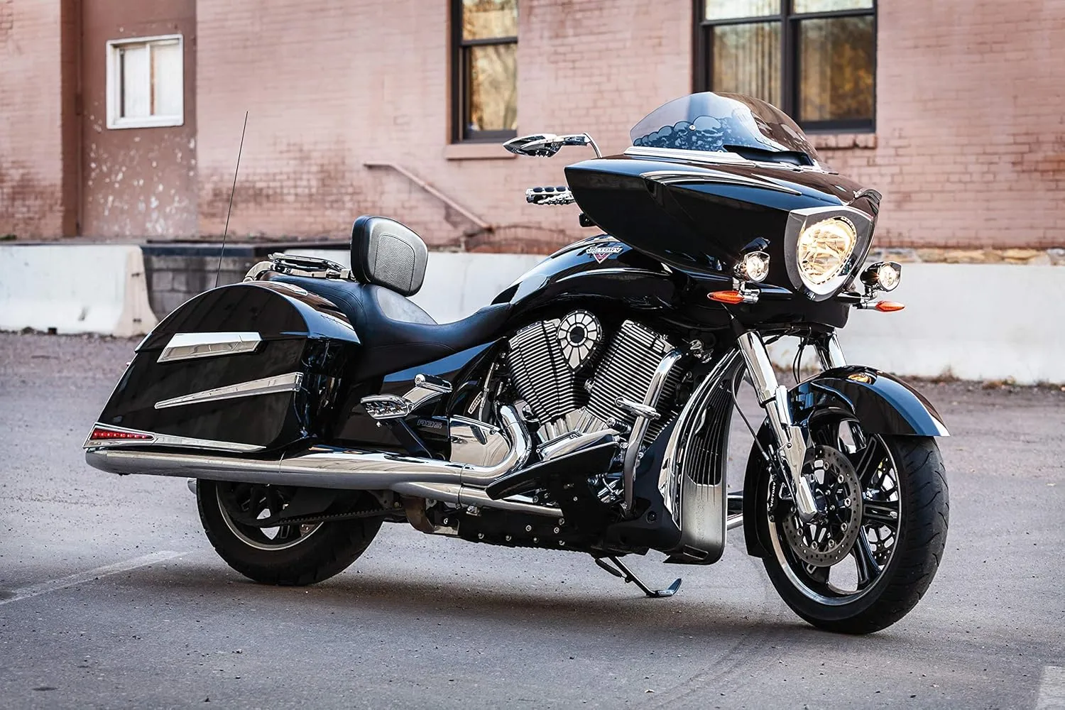 Kuryakyn Multi-Purpose Driver/Passenger Backrest Without Mount (Chrome) Compatible With 06-16 HARLEY FLHX2