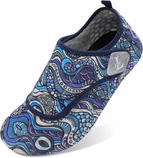 L-RUN Womens Mens Water Shoes Wide Toe Barefoot Swim Shoes for Beach Pool Sand Yoga Quick Dry Adluts Aqua Sock Non Slip