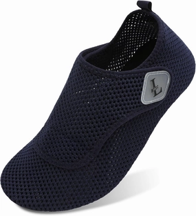 L-RUN Womens Mens Water Shoes Wide Toe Barefoot Swim Shoes for Beach Pool Sand Yoga Quick Dry Adluts Aqua Sock Non Slip
