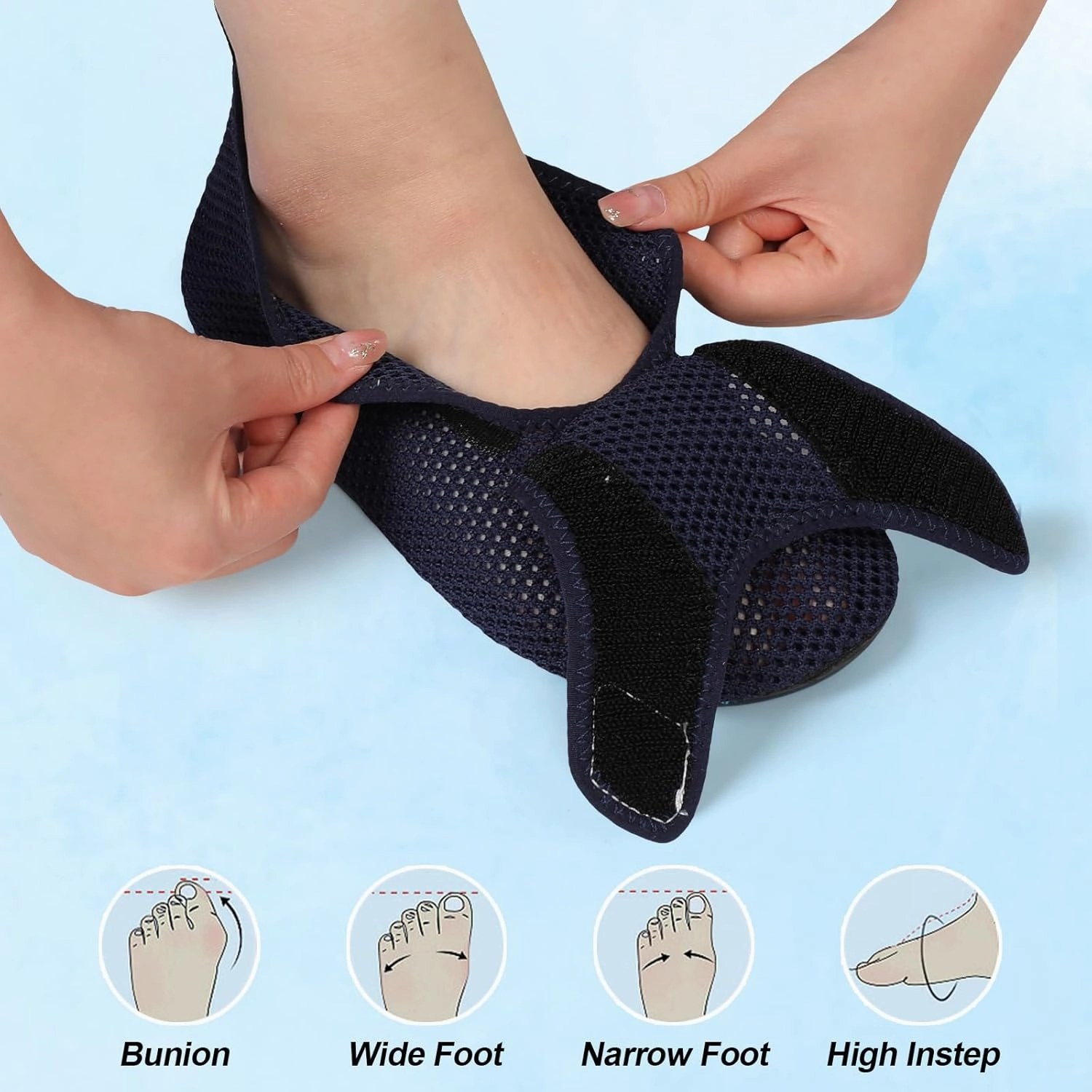 L-RUN Womens Mens Water Shoes Wide Toe Barefoot Swim Shoes for Beach Pool Sand Yoga Quick Dry Adluts Aqua Sock Non Slip