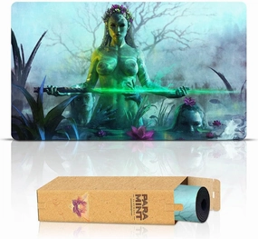 Ladies of Brocéliandes (Stitched) - MTG Playmat by Anato Finnstark - Compatible with Magic The Gathering Playmat - Play MTG, YuGiOh, TCG - Original Play Mat Art Designs & Accessories