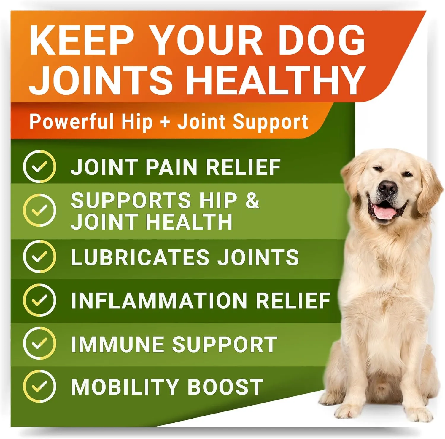 Large Breed Hemp   Glucosamine Dog Joint Supplement - Hemp Chews for Dogs Hip Joint Pain Relief - Omega 3, Chondroitin, MSM - Advanced Mobility Hemp Oil Treats for Large Dogs - Made in USA - 240 Ct