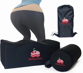 Large Size Brazilian Butt Lift Pillow Set BBL Pillow & Lumbar Back Support Cushion with Carrying Bag for Post Surgery Sitting│Doctor Approved│Firm & Comfortable (Large Size)