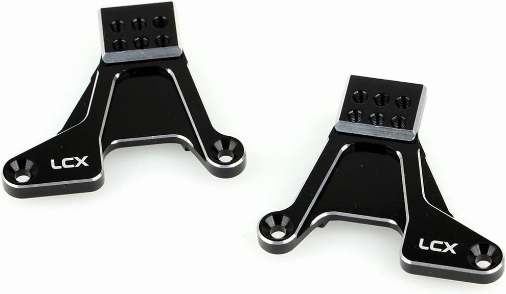 LCX Racing 1/10th RC Crawler Car Aluminum Adjustable Rear Shock Hoop Tower Shock Absorbers Bracket for Traxxas TRX4, Upgrades Parts Accessories
