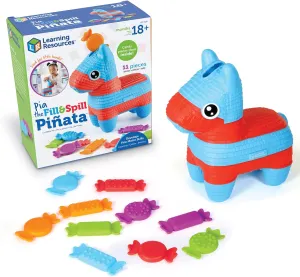 Learning Resources Pia The Fill & Spill Piñata - 11 Pieces, Age 18 Months Top Toddler Toys, Preschool, Fine Motor Skills, Educational Toys,