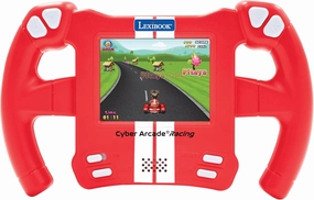 Lexibook, Cyber Arcade Racing, Motion Controlled Racing Console, 30 Racing, Action and Puzzle Games, Control by Tilting, Red, JL3150