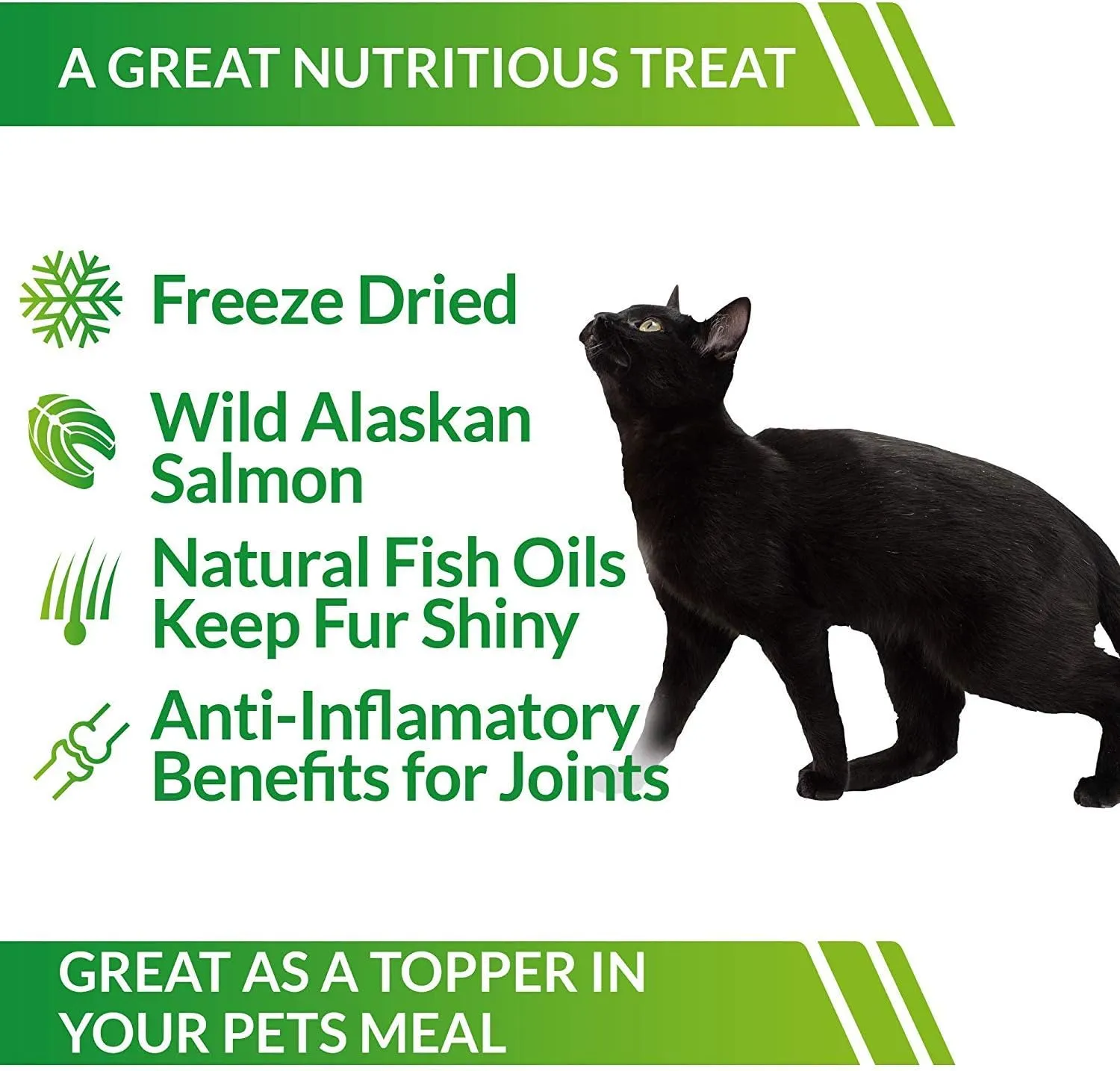 LIFE ESSENTIALS BY CAT-MAN-DOO All Natural Freeze Dried Wild Alaskan Salmon Treats for Cats & Dogs - Single Ingredient No Grain Snack with No Additives or Preservatives, 5 Ounce Bag