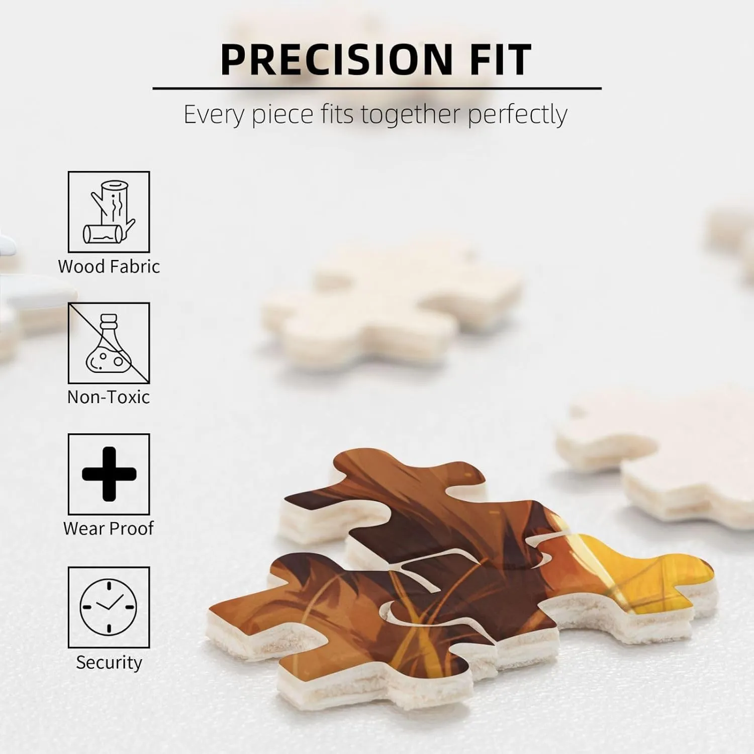 Lion Grassland Jigsaw Puzzle 500 Piece for Adults & Kids, Wall Hanging Puzzles Intellectual Decompressing Fun Family Game Large Puzzle Game Toys Gifts