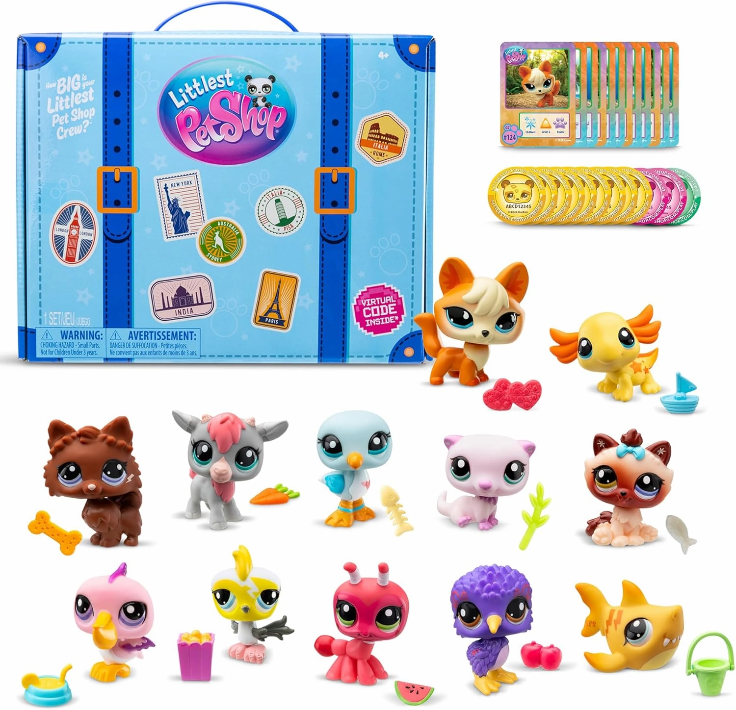Littlest Pet Shop - Traveling Adventure Collector Set - LPS Gen 7, Authentic Mystery Figures, Surprise Collectible Kidult Toy, Girls, Boys, Kids, Tweens Ages 4 