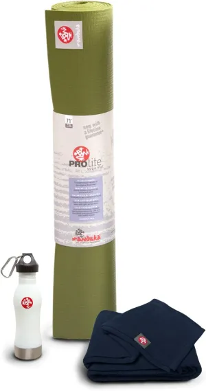 Manduka Deluxe Hot Yoga Package (Olive)