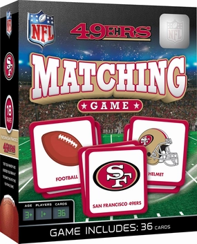 Masterpieces NFL Denver Broncos Matching Game - Fun Family Game for Kids - Officially Licensed NFL Product