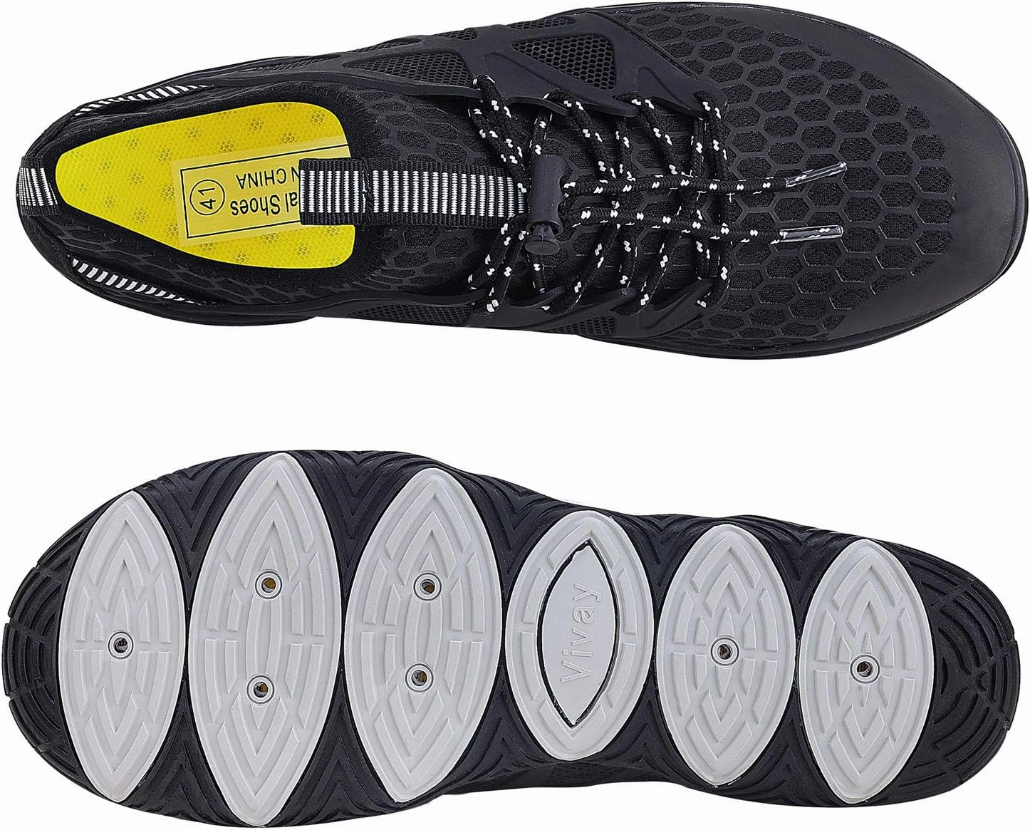 MAYZERO Water Shoes Men Women Swim Surf Shoes Beach Pool Shoes Wide Toe Hiking Aqua Shoes Winter House Slippers