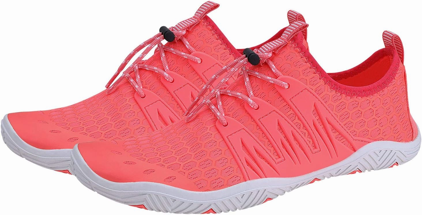 MAYZERO Water Shoes Men Women Swim Surf Shoes Beach Pool Shoes Wide Toe Hiking Aqua Shoes Winter House Slippers