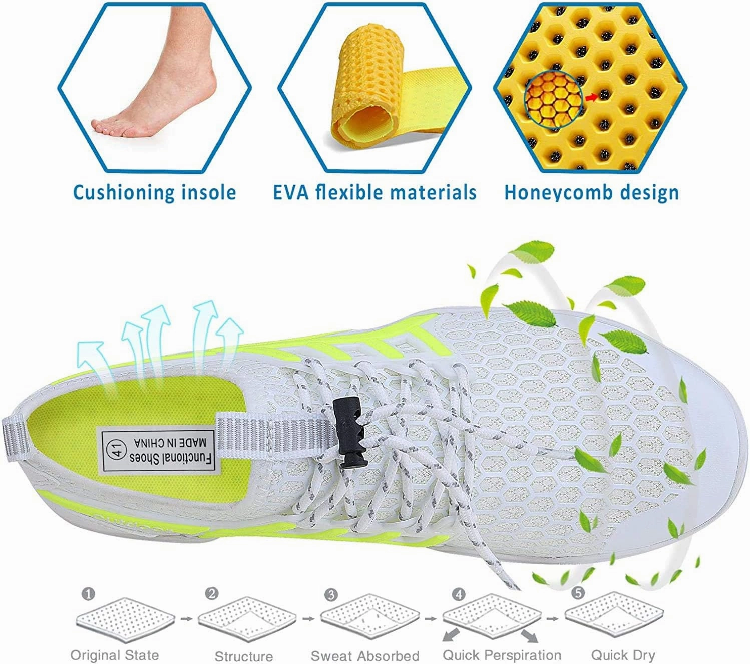MAYZERO Water Shoes Men Women Swim Surf Shoes Beach Pool Shoes Wide Toe Hiking Aqua Shoes Winter House Slippers