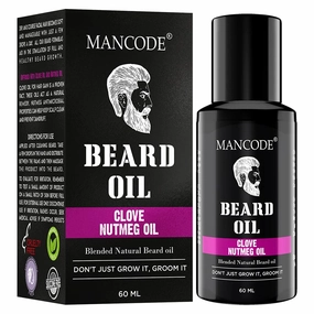 mDerma Beard Oil, For Nourishment & Strengthening Beard, No Harmful Chemicals, 60Ml, 2.02 Fl Oz