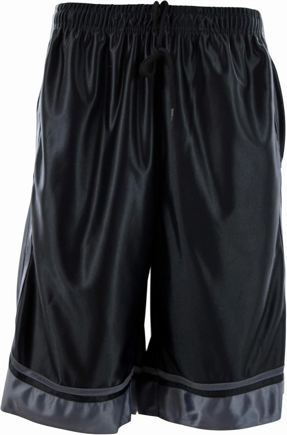 Mens Gym Training Basketball Shorts with Zippered Pockets