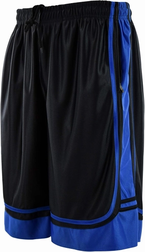 Mens Gym Training Basketball Shorts with Zippered Pockets