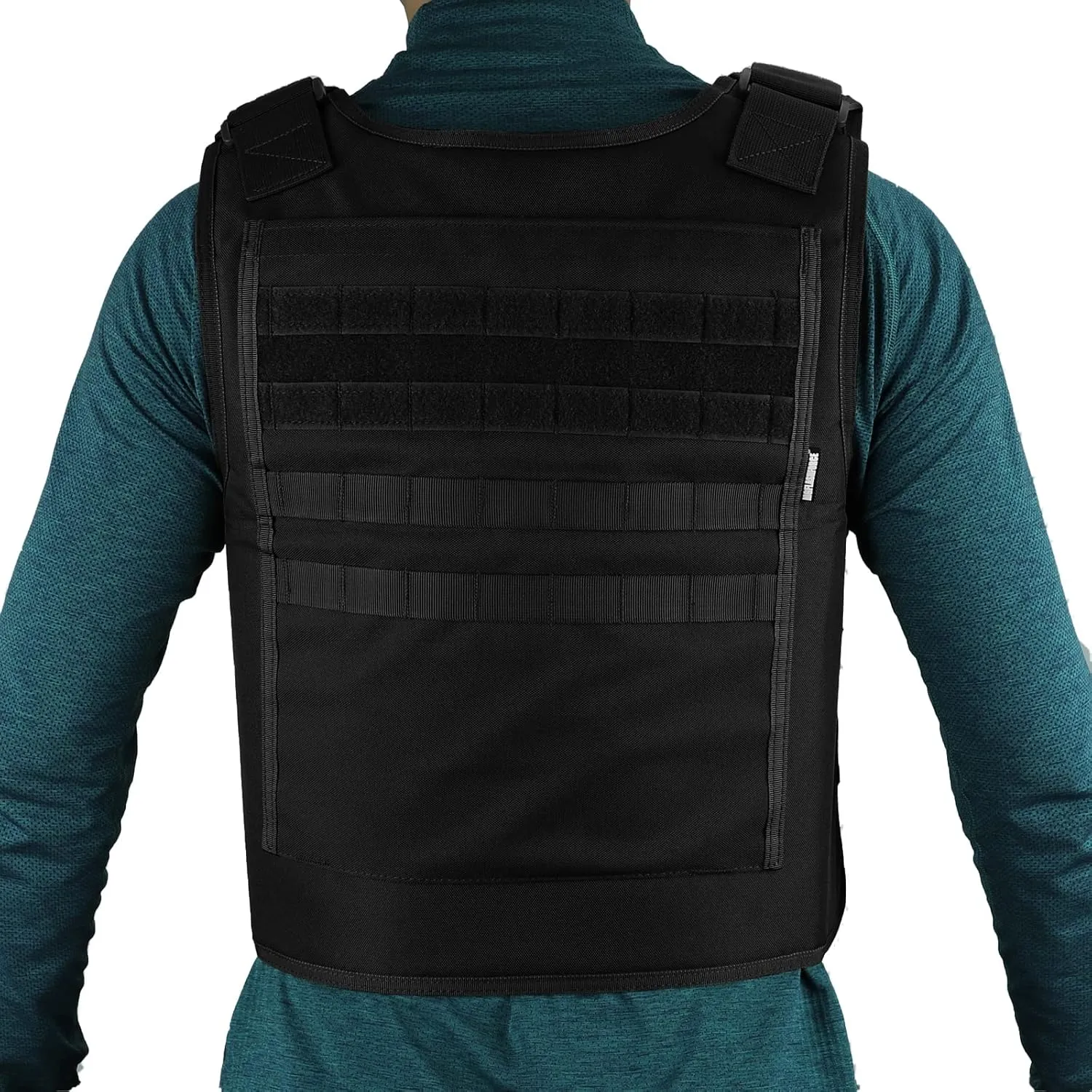 MGFLASHFORCE Tactical Vest for Men, Security Police Fbi Airsoft Vest