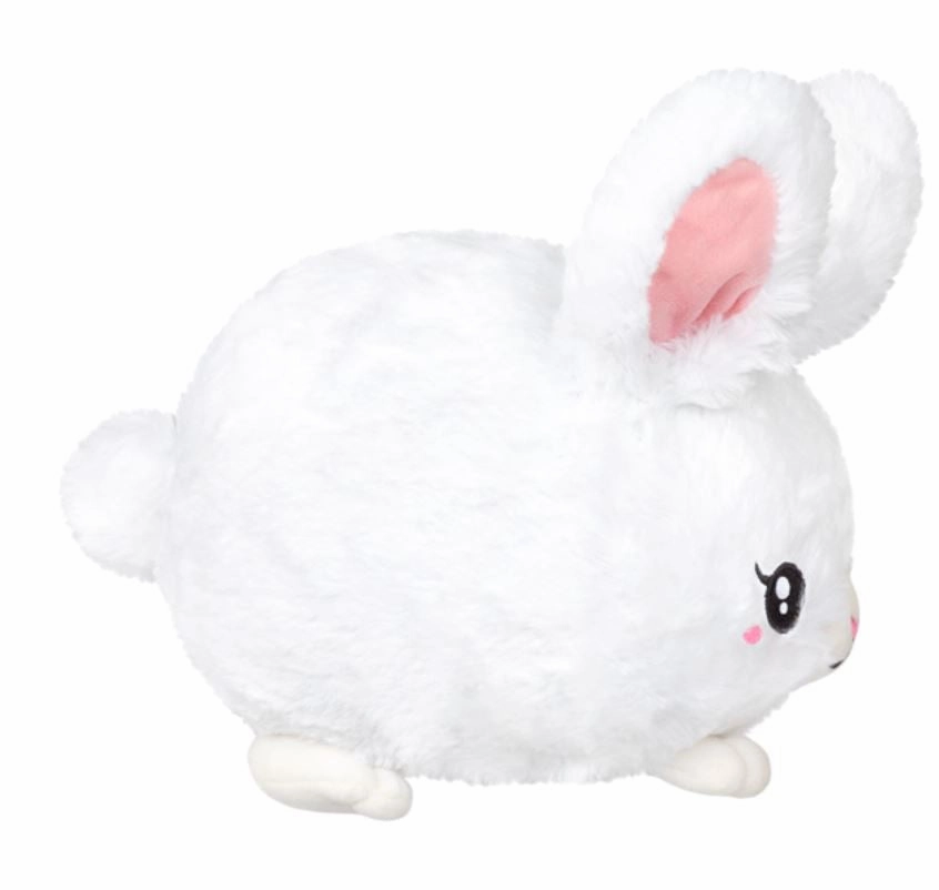 Mini Squishable White Fluffy Bunny