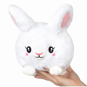 Mini Squishable White Fluffy Bunny