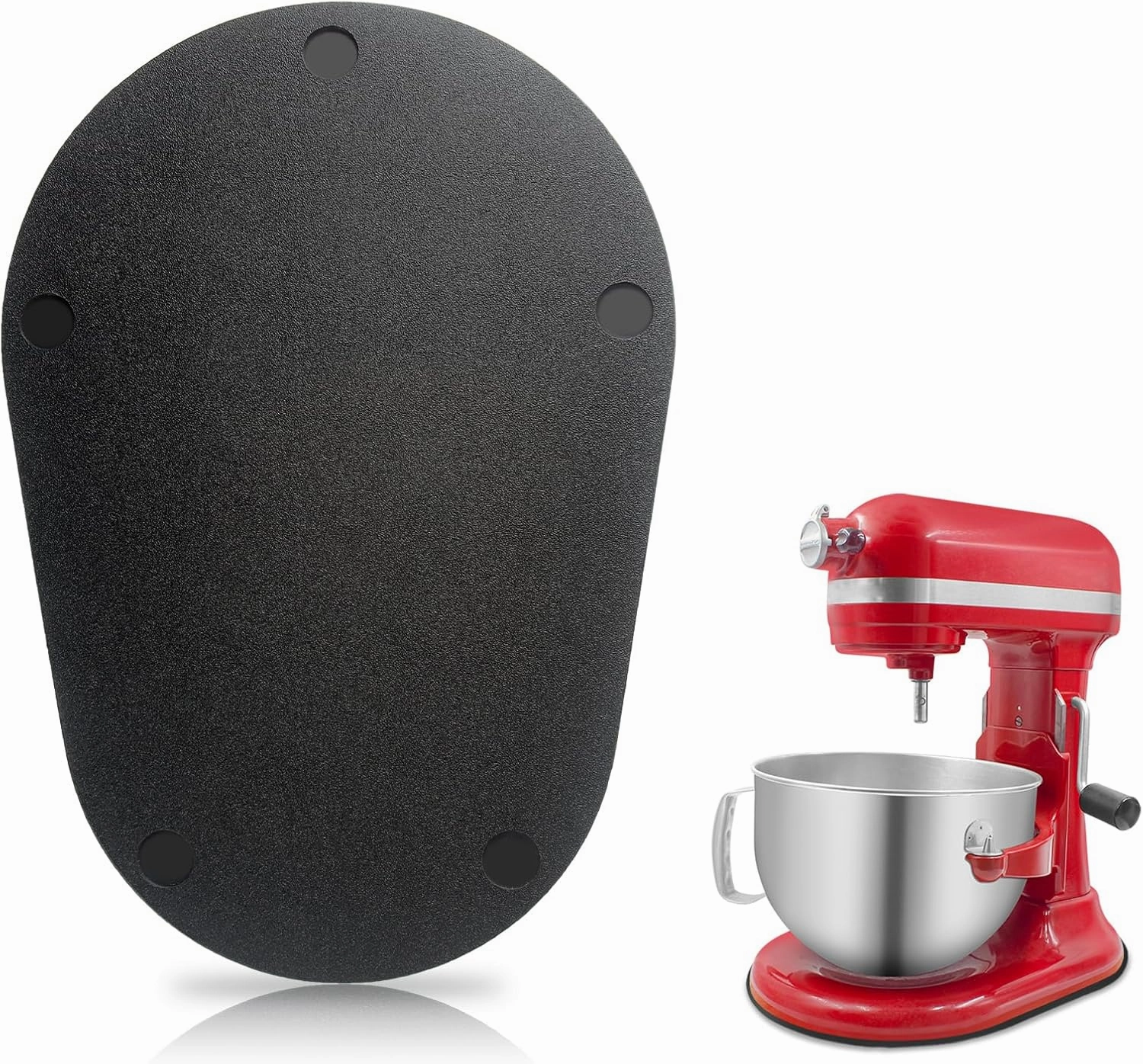 Mixer Slider Mat for Kitchen Aid 5-8 Qt Bowl Lift Stand Mixer, Counter Sliding Mat Kitchen Appliance Sliding Tray for Kitchenaid 5-8 Qt Professional Mixer Countertop Storage Accessories Moving Board