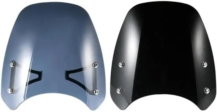 Motorcycle Tank Pad Protector Motorcycle Adjustable Windscreen Wind Deflector Windshield for CB650R 6XDB